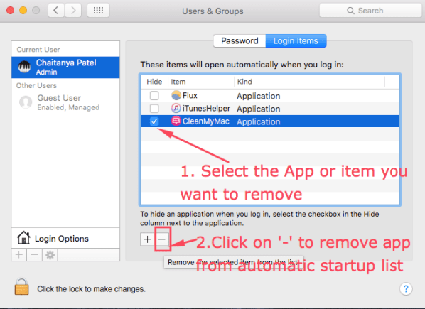 How to get apps to stop opening on startup mac